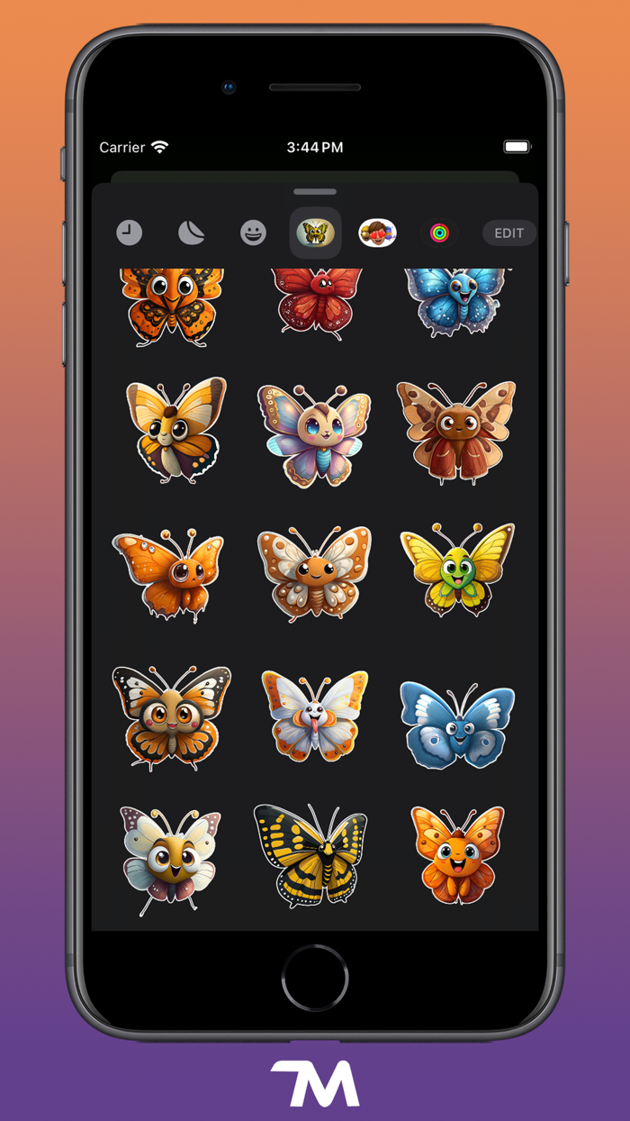 Fluttery Butterflies Stickers