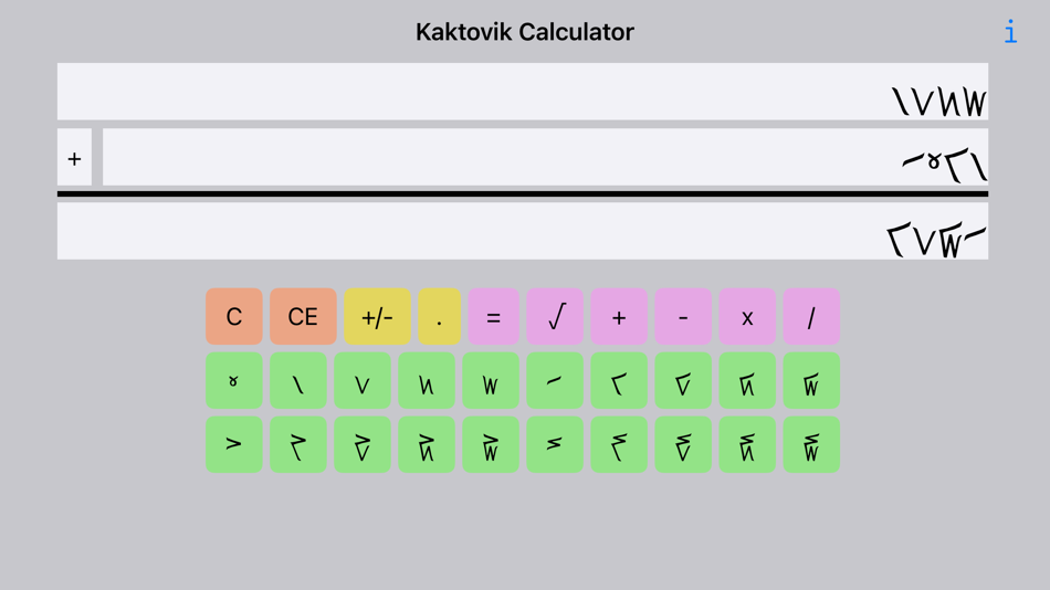 #2. Kaktovik Numeral Calculator (iOS) 由: Anthony Caggiano