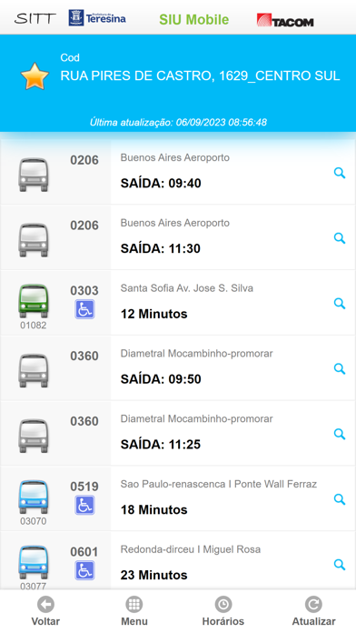 Siu Mobile Teresina Screenshot