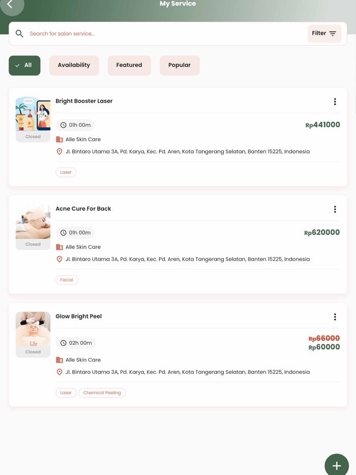 Klinik SkinCare for Owner