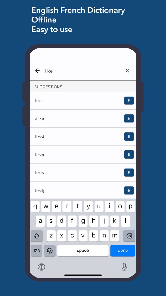 Dictionary English French - 1.0.1 - (iOS)