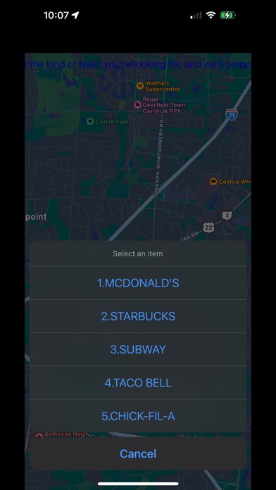 toilet-finder Screenshot