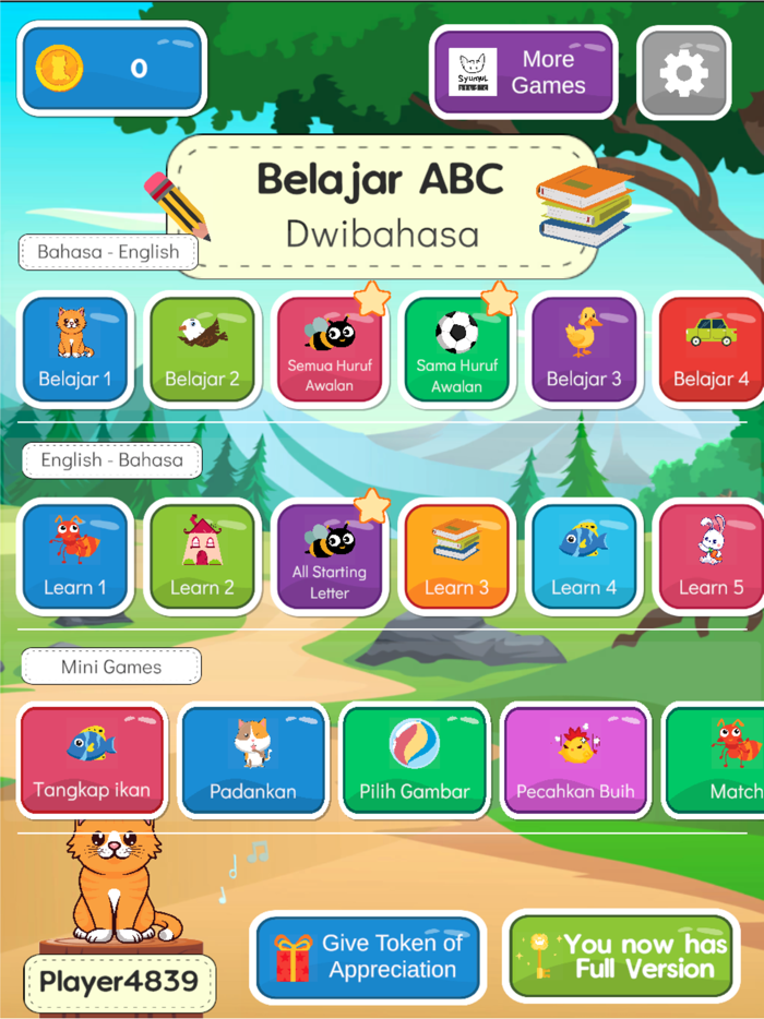 Belajar ABC Dwibahasa  Suara