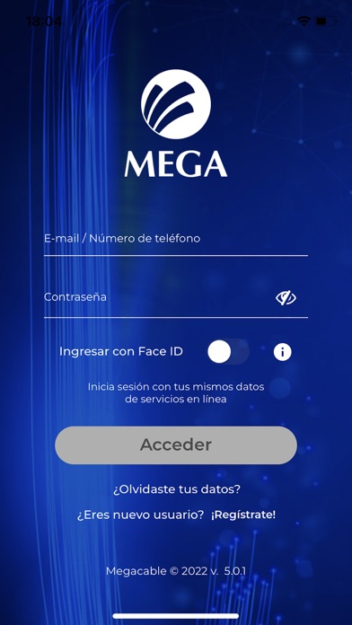 Megacable APP Screenshot