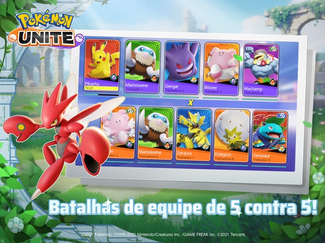 Pokémon Unite, jogo grátis para celular, agora está em português-BR