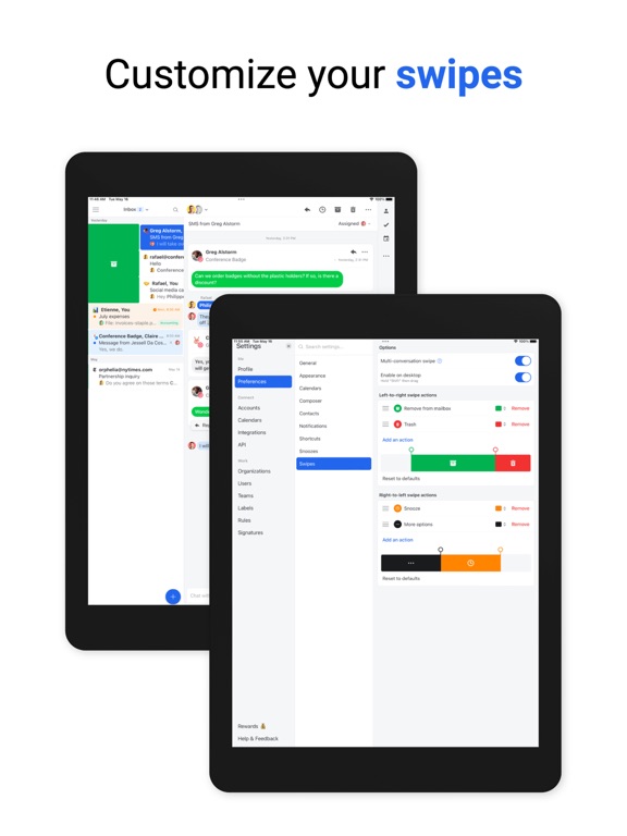 Missive - Email, Chat & Tasks iPad screenshot 7 - Business app
