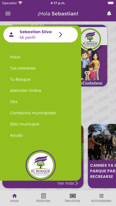 El Bosque APP Screenshot