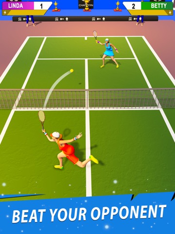 テニスの試合-スポーツ球技のおすすめ画像2