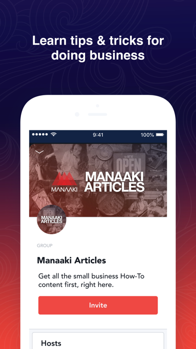 Manaaki Network Screenshot