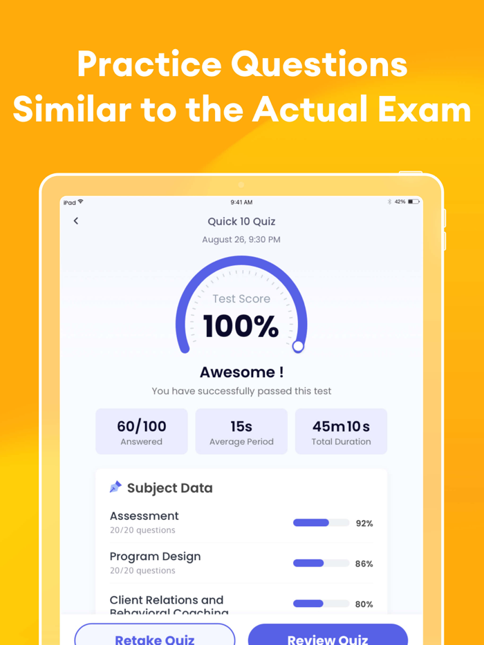 NASM CPT Fitness Practice 2024