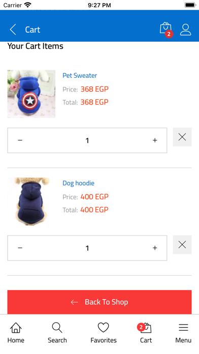 Glimz Shop Screenshot