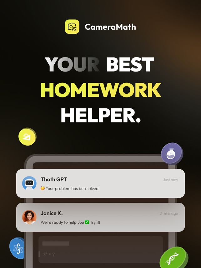 Camera Math - Homework Help dans l'App Store