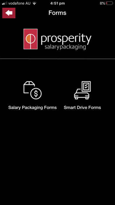 Prosperity Salary Packaging Screenshot