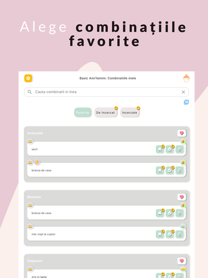 Basic AmiYammi Alimente bebe