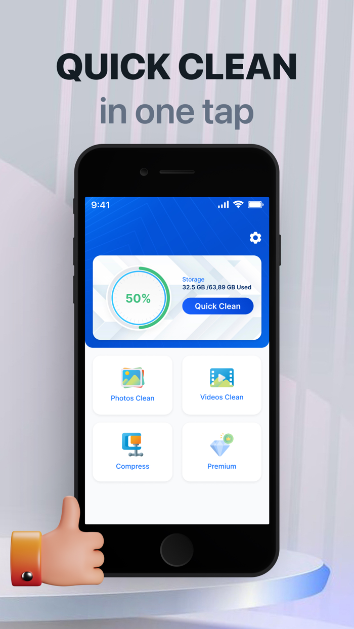 Easy Clean Phone Fast, Strong