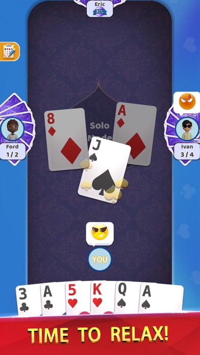 Screenshot #2 pour Spades Offline - Card Game *
