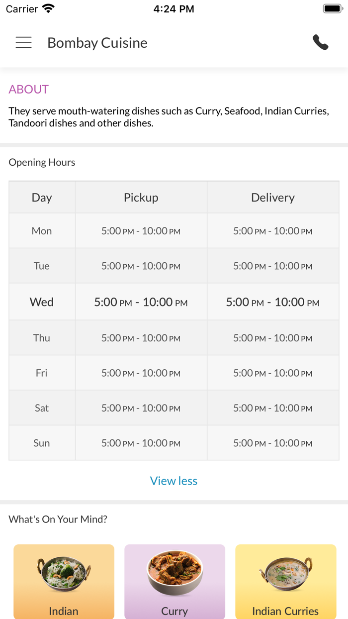 Bombay Cuisine  Stratford