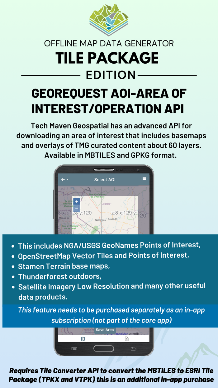 Map Data Generator TilePackage