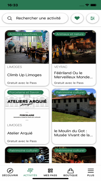 Limoges City Pass Screenshot
