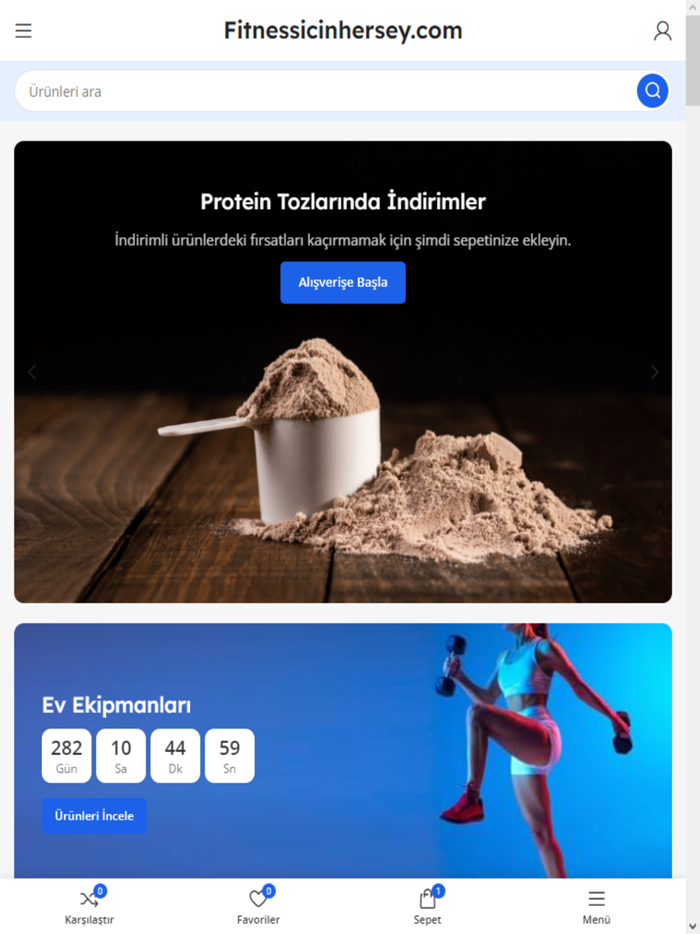 Fitness İçin Her Şey