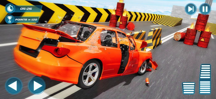 Car Crash extremo Car dirigind