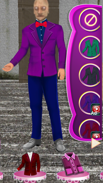Granny Makeup Salon Simulator Screenshot