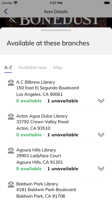 LA County Library Screenshot