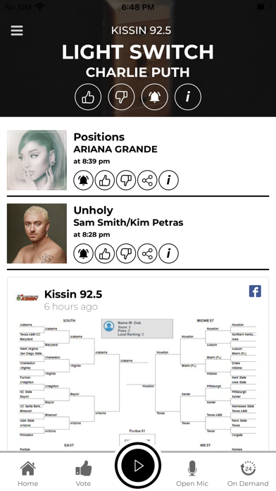 Kissin 92.5 Screenshot