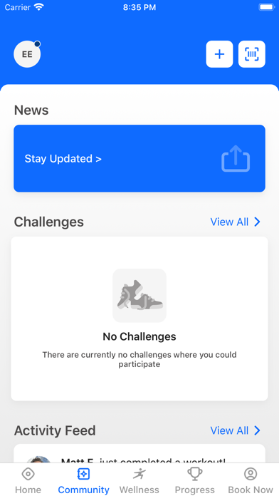 Hampshire Hills Athletic Club Screenshot