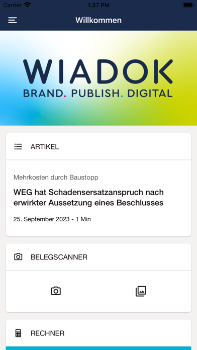 Kanzlei Aktuell Screenshot