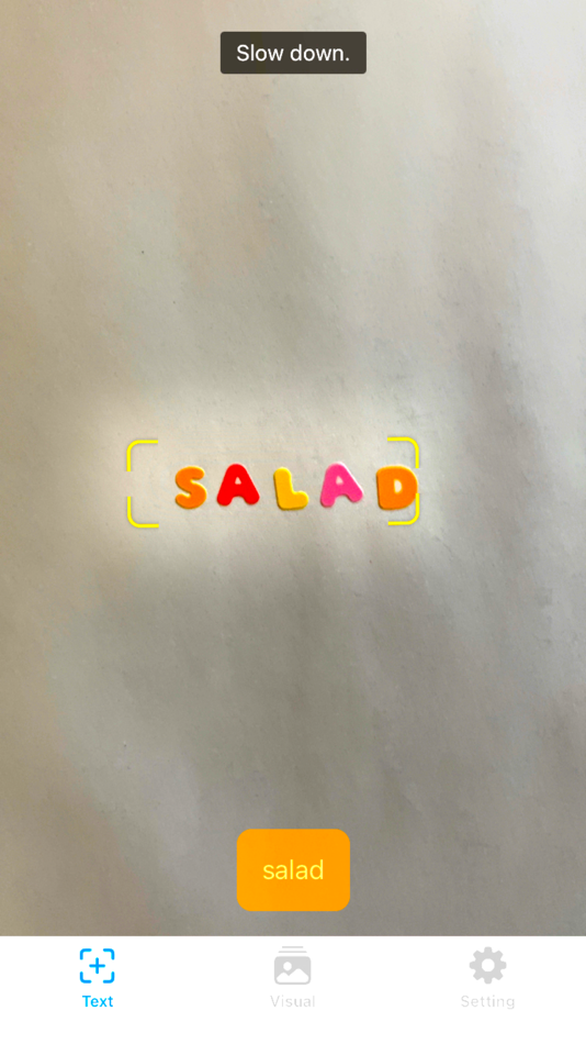 #1. TextoVisual (iOS) Podle: ken morobayashi