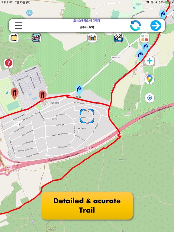 Screenshot #5 pour Camino Map : French way