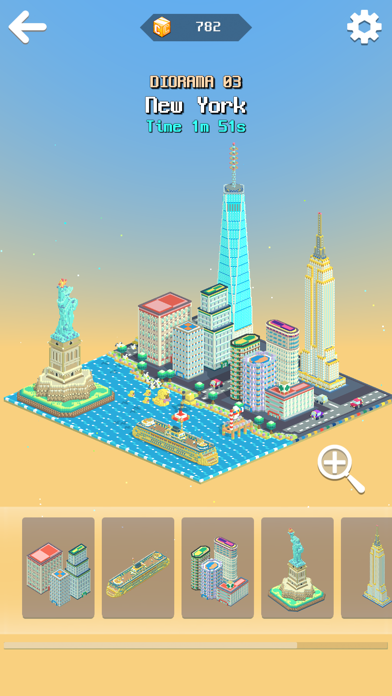 Sandbox 2048 - Miniature world Screenshot