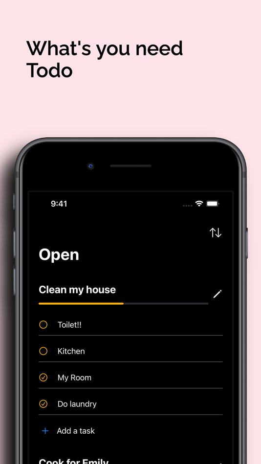 #3. Me Todo - Simple To Do List (iOS) Podle: JongWon Kim
