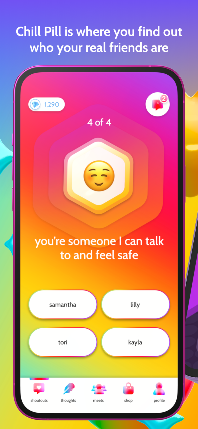 Chill Pill - match w- friends