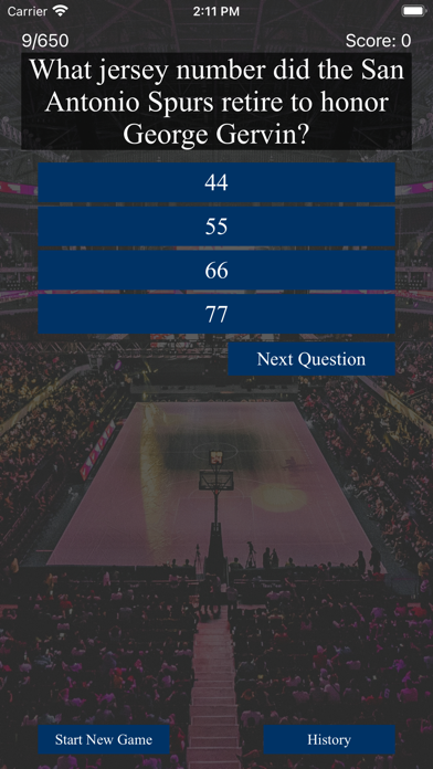 Basketball Trivia Pro 50fifty Screenshot