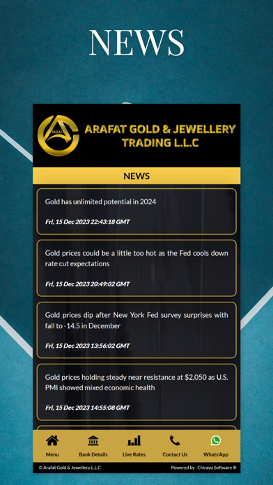 Arafat Gold And Jewellery Screenshot