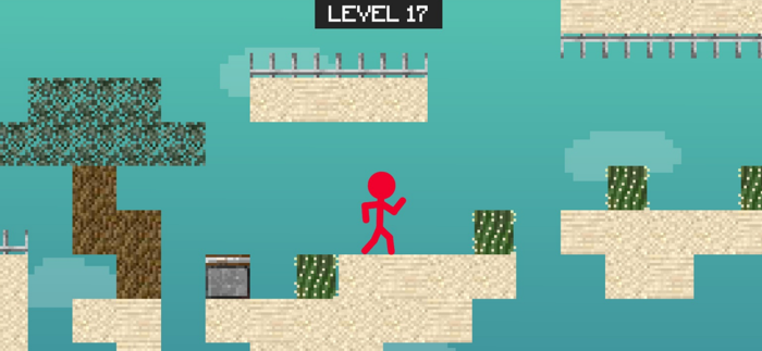 Stickman Cube Craft Parkour