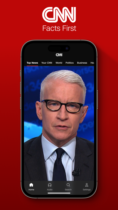 CNN App for iPhone screenshot 1