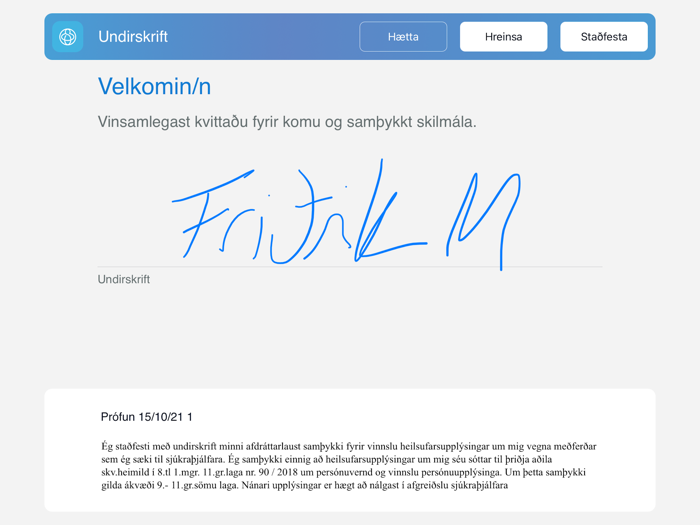 Gagni - Afgreiðslukerfi