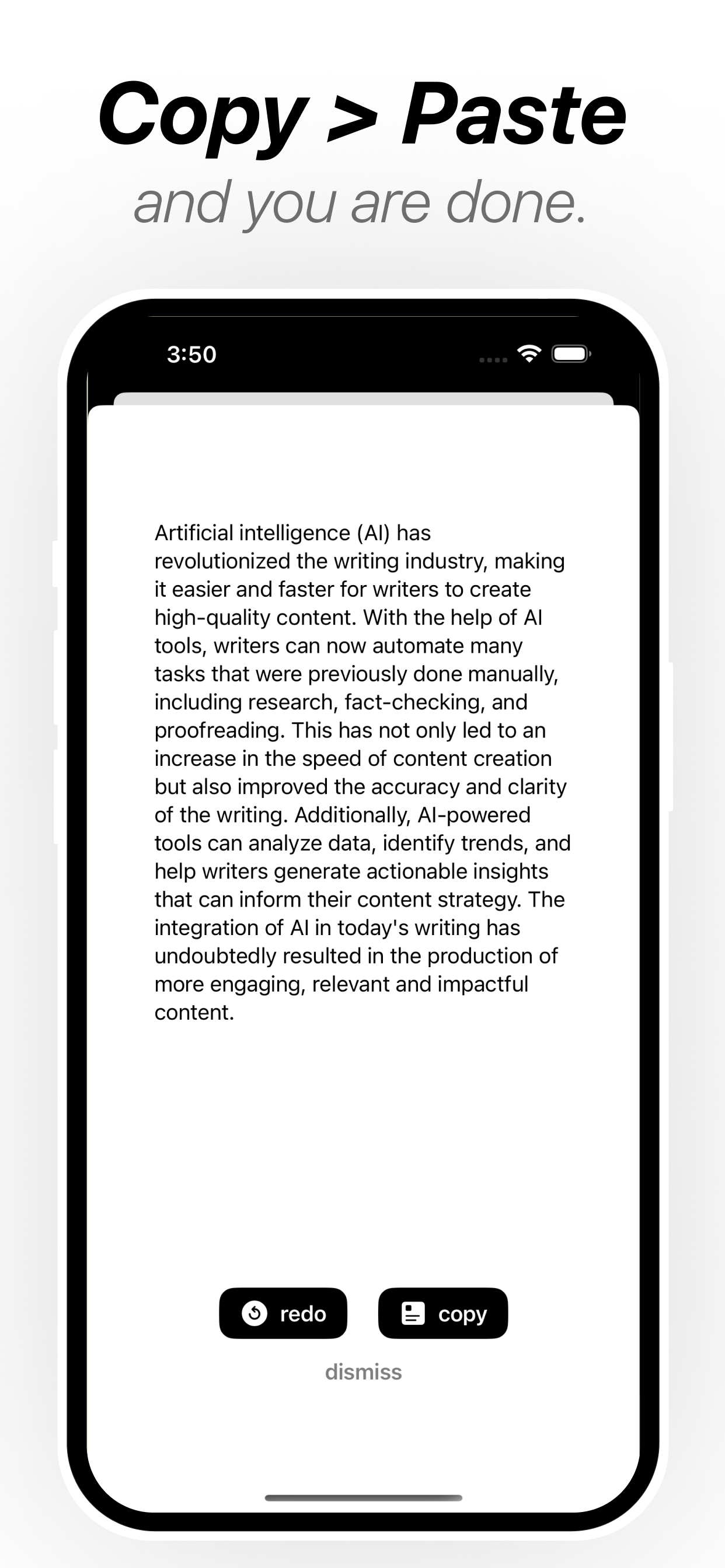 Ai Copywriter story generator