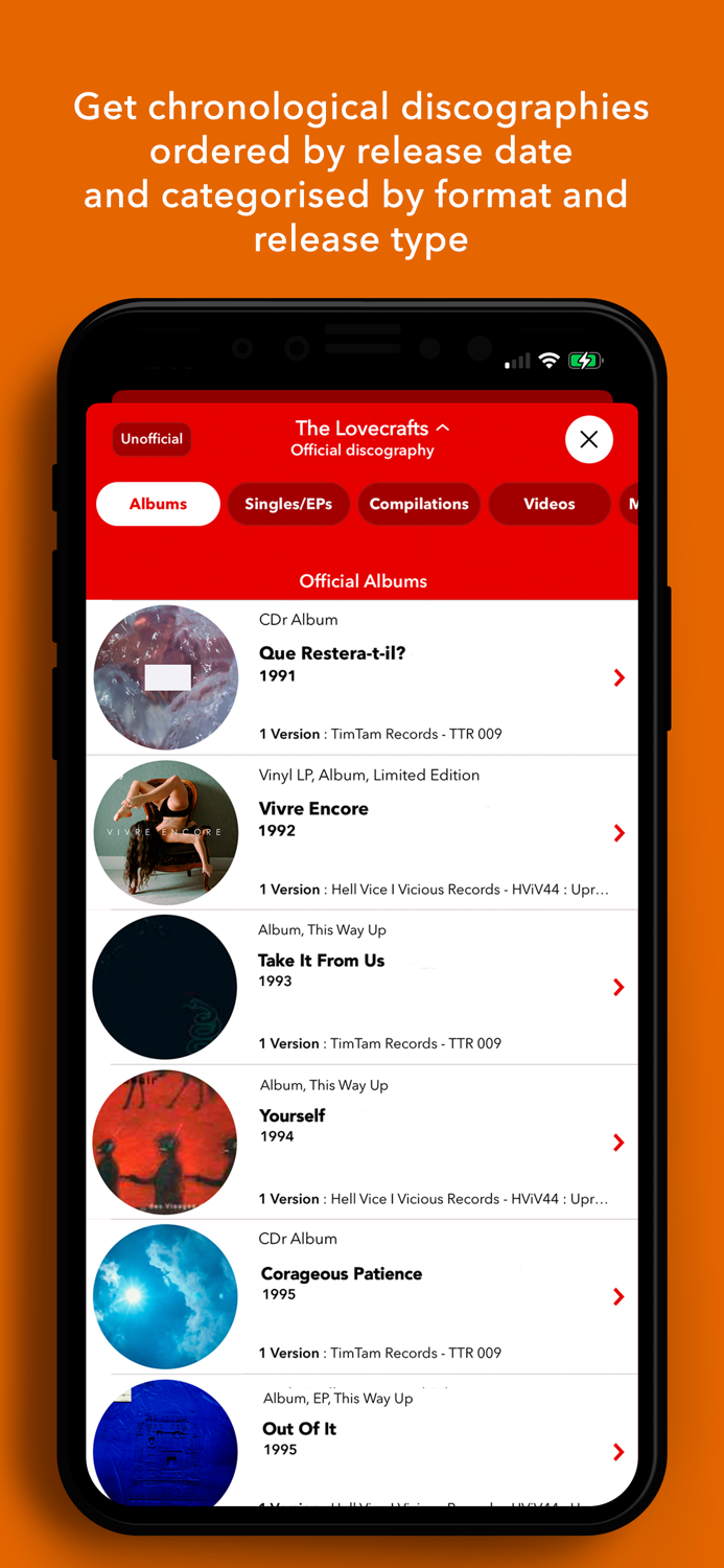 Discographic for Discogs