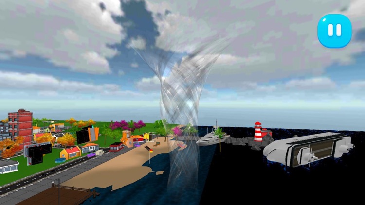 Tornado Rain and Thunder Sim