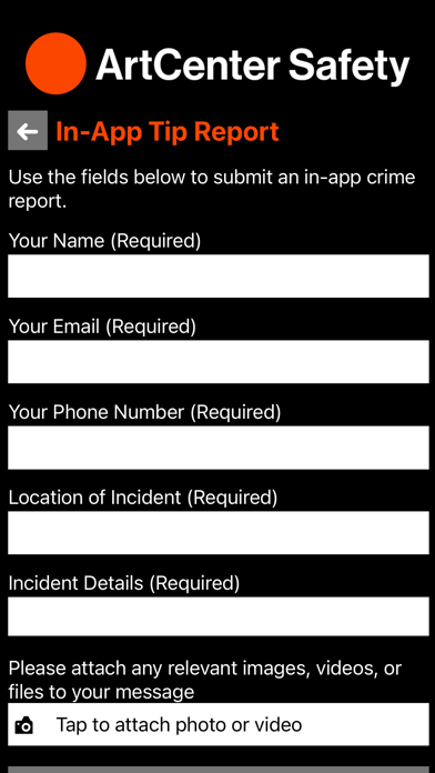 ArtCenter Safety Screenshot