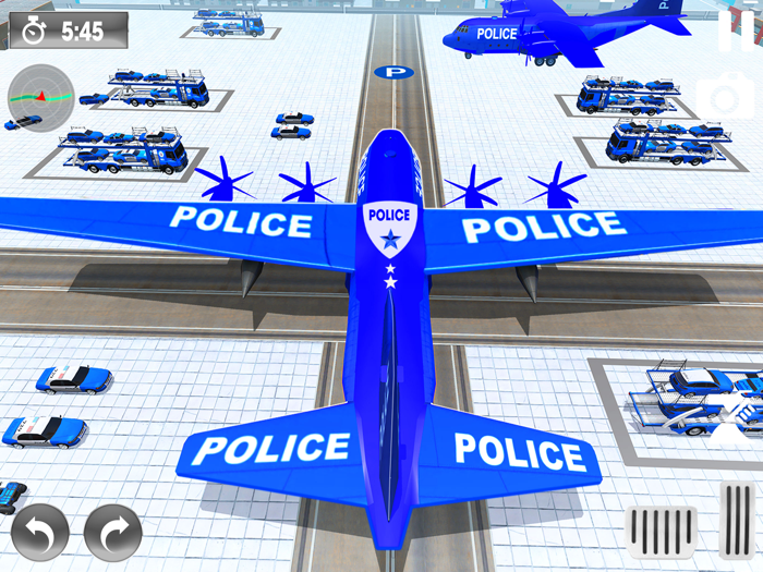 Cargo Plane Police Transporter