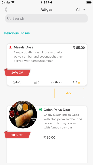 FoodBook - Workplace Food Screenshot