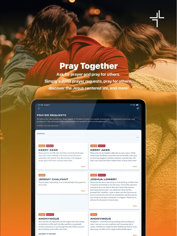 Pinelake Church iPad screenshot 7 - Lifestyle app