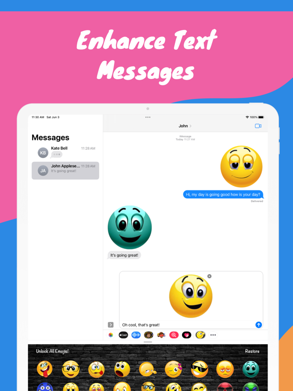 Screenshot #6 pour Grands émojis