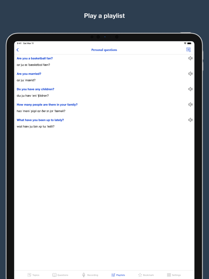 English questions and answers