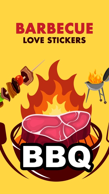 Barbecue Love Stickers